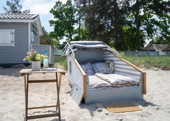 Schlafstrandkorb Nr. 5 럭셔리텐트